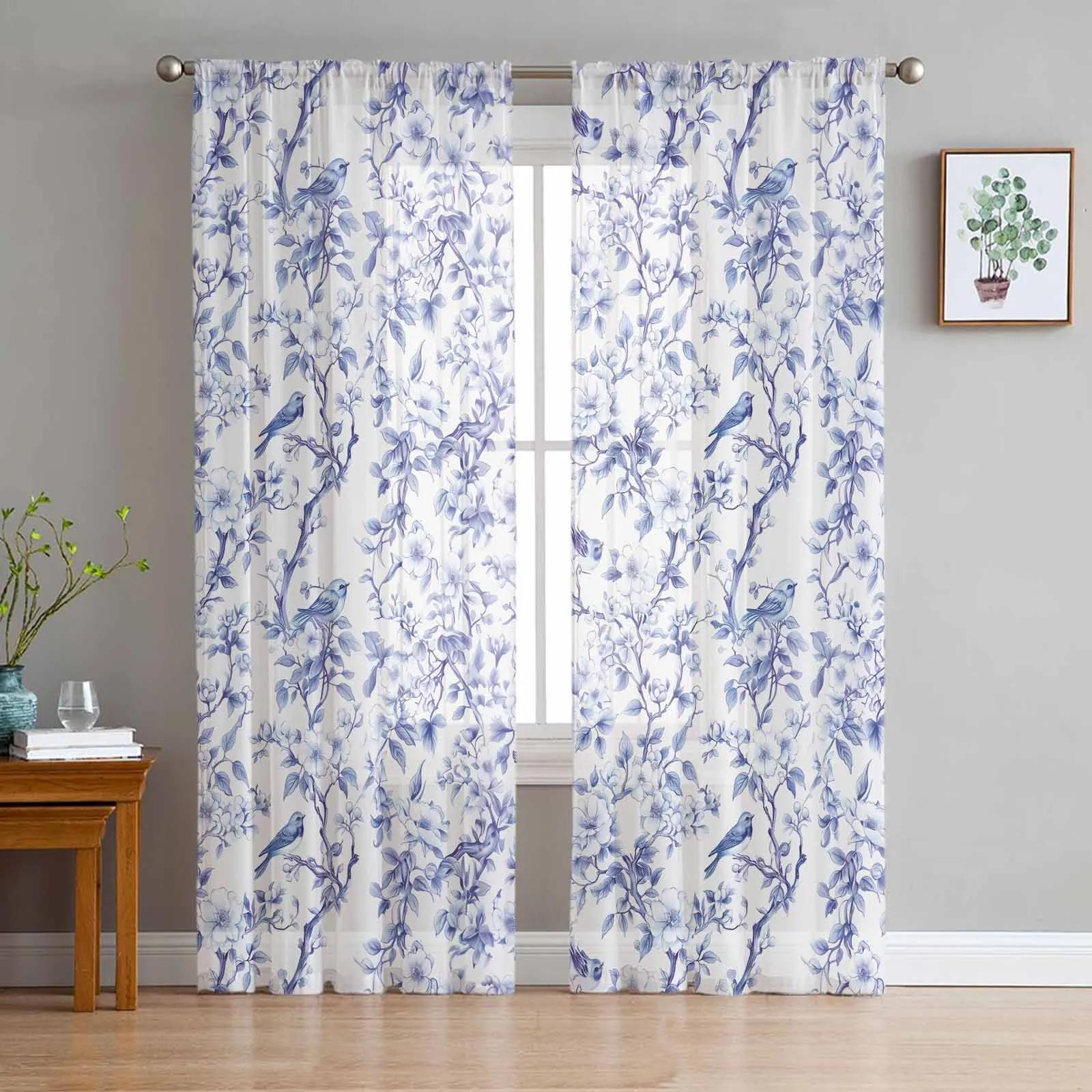 Country Design Leaves Robin Transparent Curtains Perfect for Bed Chamber Living Room Decoration Window Panel Curtain Cooking Area Netting Voile W135 x H115cm x1&Rod Pocket
Country Design Leaves Robin Transparent Curtains Perfect for Bed Chamber Living Room Decoration Window Panel Curtain Cooking Area Netting Voile W135 x H115cm x1&Rod Pocket