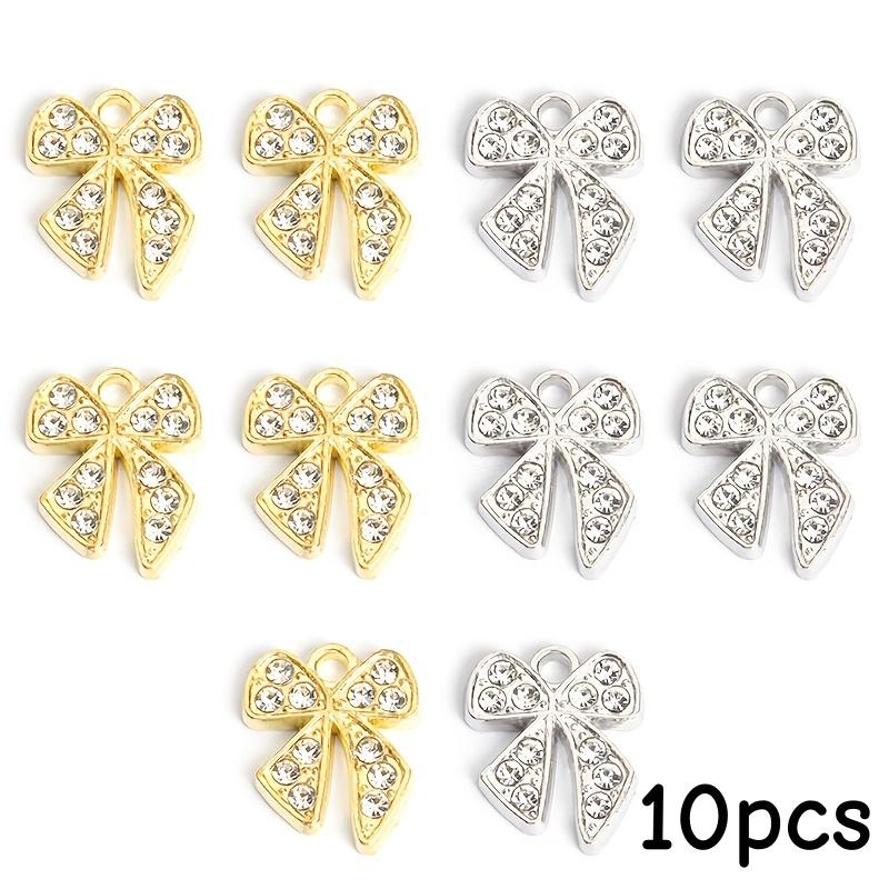 10-Pack Sparkling Rhinestone Bow Charms, Fashionable DIY Alloy Pendant for Necklace, Bracelet, Earrings, Keychain, Clothing and
10-Pack Sparkling Rhinestone Bow Charms, Fashionable DIY Alloy Pendant for Necklace, Bracelet, Earrings, Keychain, Clothing and