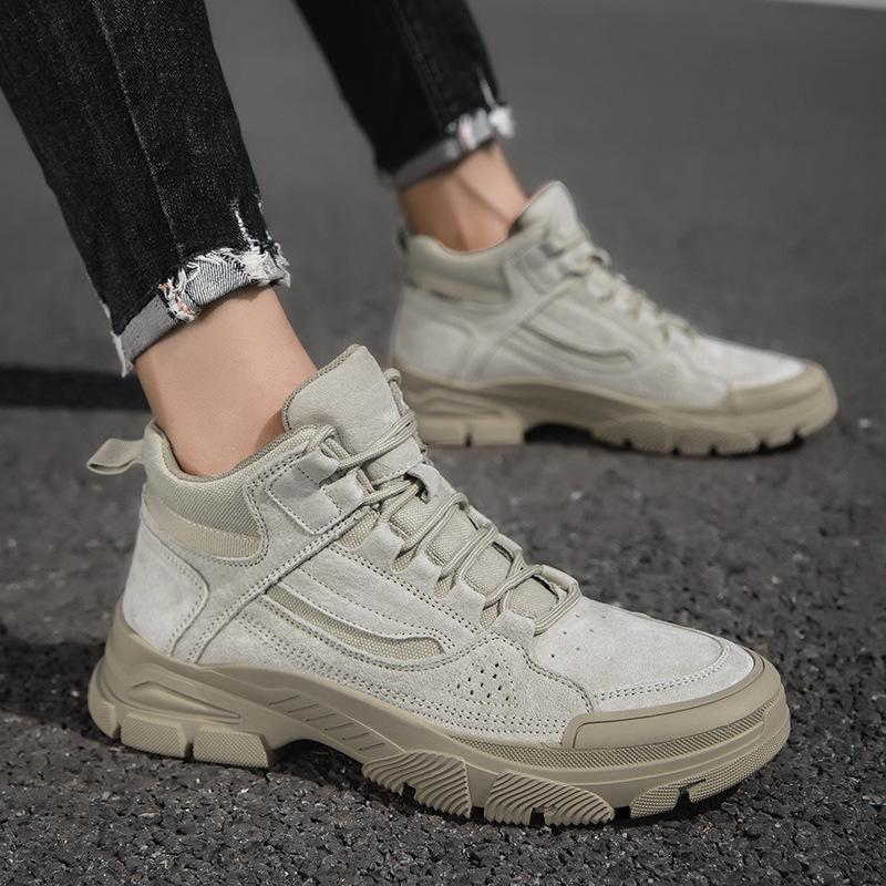 Autumn men s shoes shallow mouth trend Martin shoes pigskin tooling shoes high top tide shoes casual outdoor shoes 38 песочный
Autumn men s shoes shallow mouth trend Martin shoes pigskin tooling shoes high top tide shoes casual outdoor shoes 38 песочный