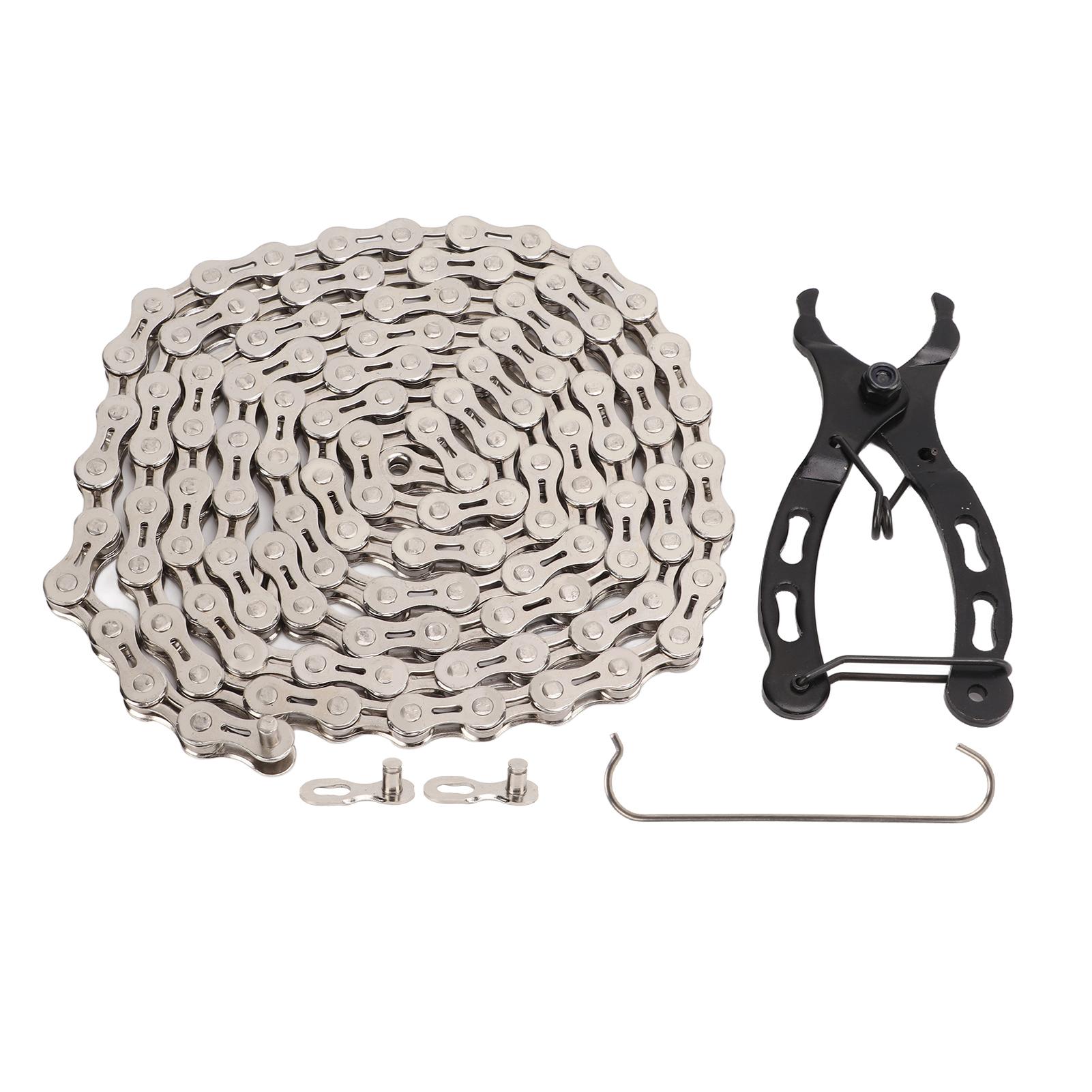 8 Speed Bike Hollow Chain Kit Lightweight with Chain Plier Links for Mountain Road Bike
8 Speed Bike Hollow Chain Kit Lightweight with Chain Plier Links for Mountain Road Bike