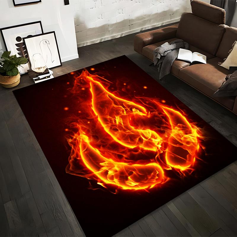 Fiery Flame Design Carpet, Black and Orange Modern Home Decor Suitable for use as an anti-slip for living room bedroom sofas 40x60cm( 15x23in )
Fiery Flame Design Carpet, Black and Orange Modern Home Decor Suitable for use as an anti-slip for living room bedroom sofas 40x60cm( 15x23in )