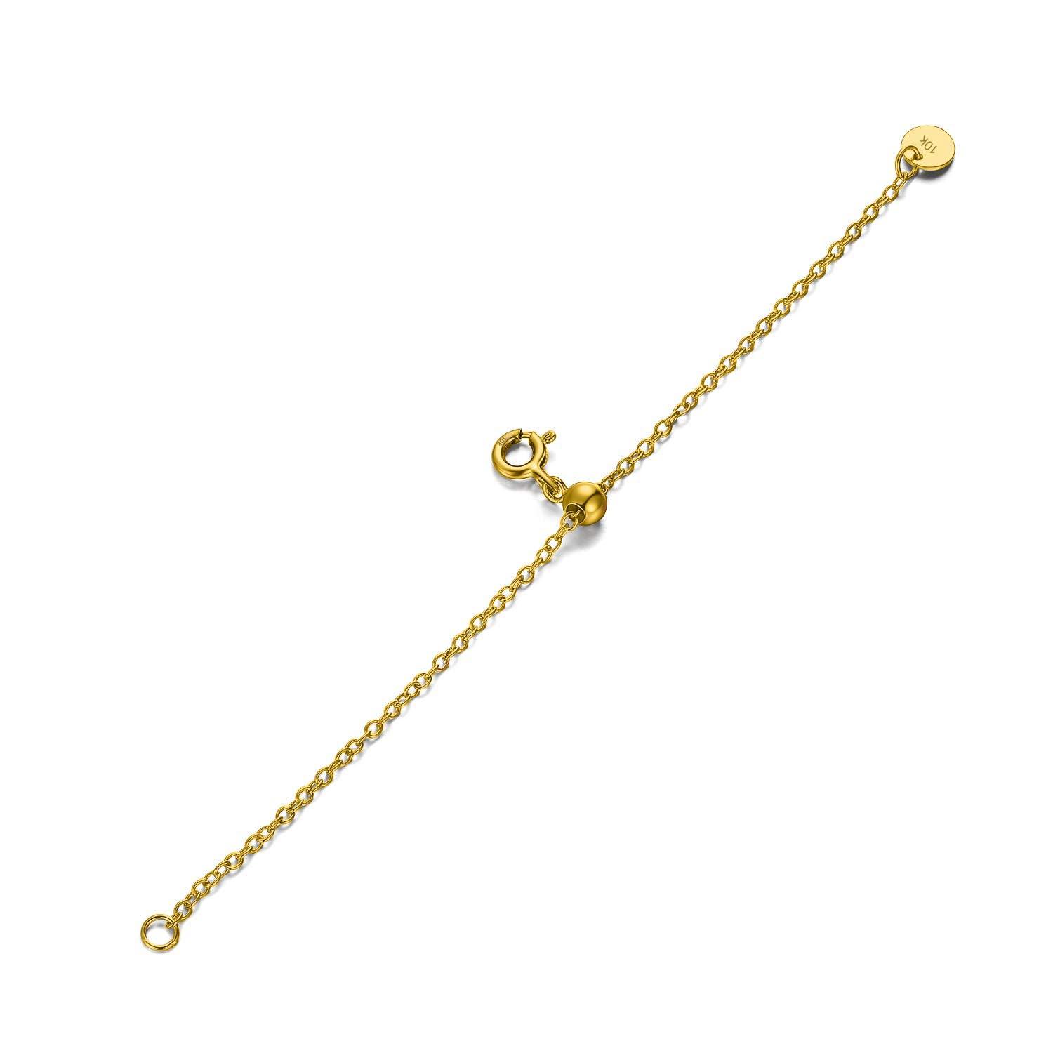 Adjuster Chain Extension Chain 925 Silver K18 White Gold 5cm 10cm Set of 2 Spring Ring Necklace Extension Metal Hypoallergenic Length Adjustment Parts
Adjuster Chain Extension Chain 925 Silver K18 White Gold 5cm 10cm Set of 2 Spring Ring Necklace Extension Metal Hypoallergenic Length Adjustment Parts