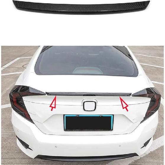 Автомобільні аксесуари для Honda Civic 10-го покоління 2016-2021 ABS Зовнішнє заднє крило-спойлер на багажник Накладка (Глянцевий чорний) Набір 1 шт. Carbon Fiber
Автомобільні аксесуари для Honda Civic 10-го покоління 2016-2021 ABS Зовнішнє заднє крило-спойлер на багажник Накладка (Глянцевий чорний) Набір 1 шт. Carbon Fiber