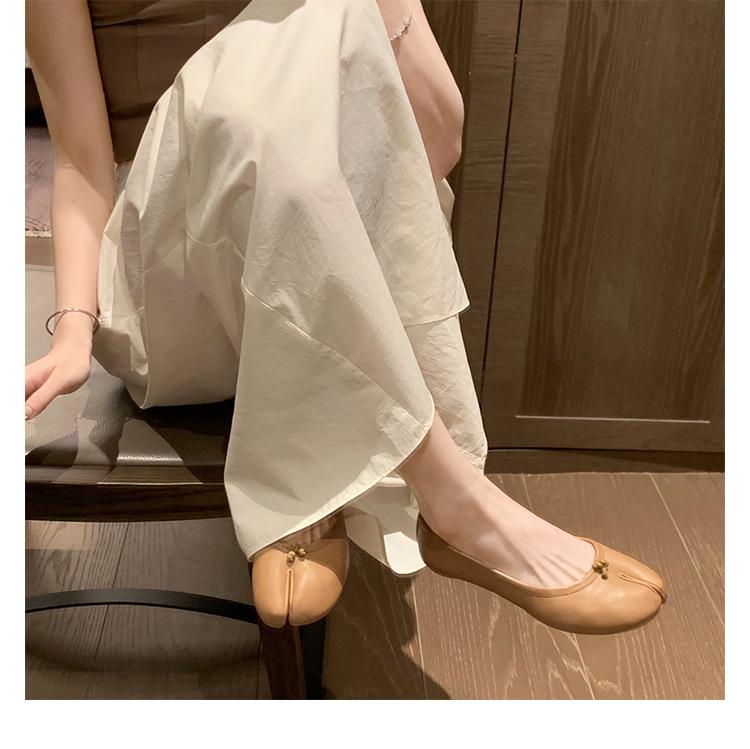 Sheepskin version~ Super soft leather Mary Jane single shoes split-toed shoes women s ballet flat shoes one pedal lazy ladyshoes 35
Sheepskin version~ Super soft leather Mary Jane single shoes split-toed shoes women s ballet flat shoes one pedal lazy ladyshoes 35