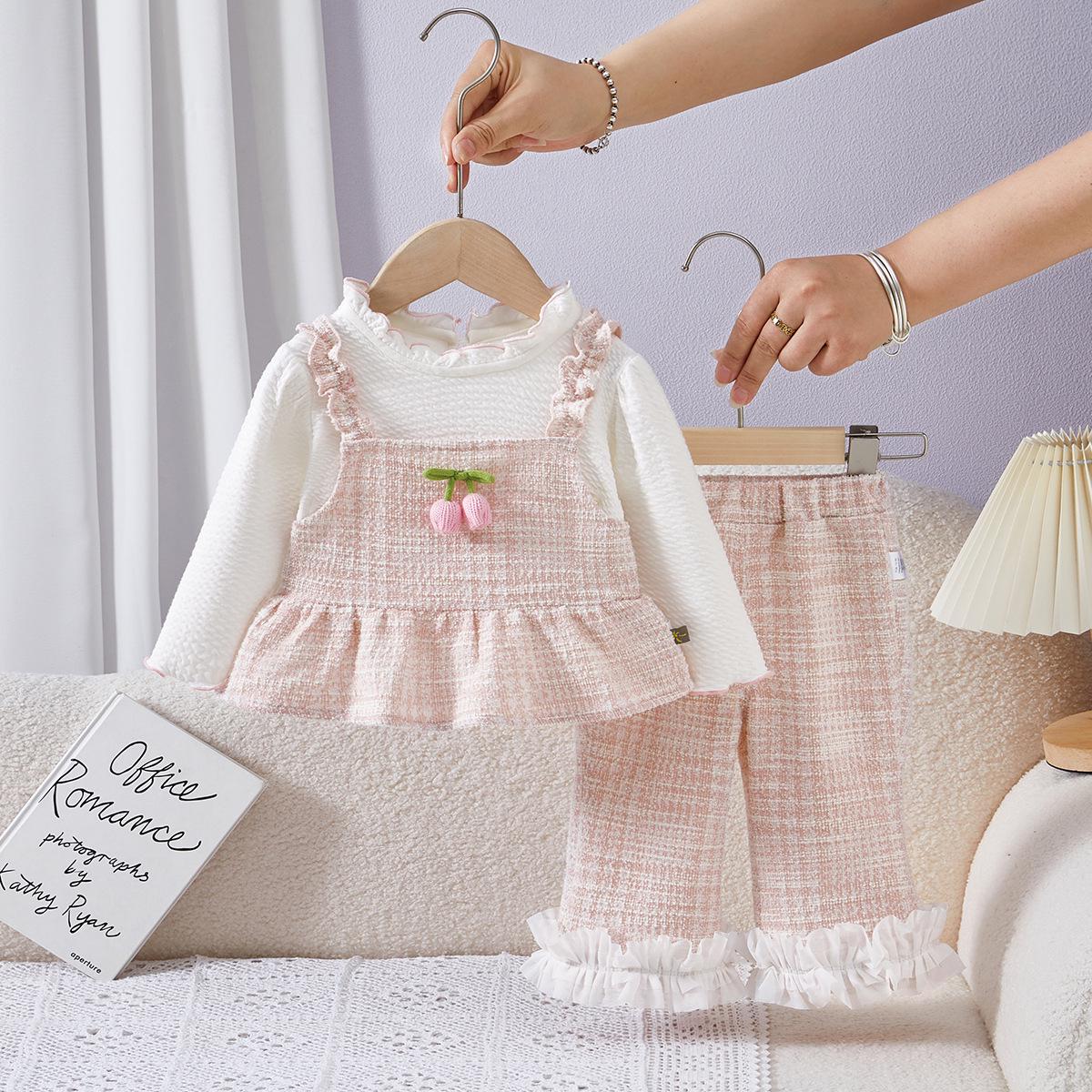 2025 Trendy Korean Style Pink Floral Girls Autumn Three-Piece Set 90 cm
2025 Trendy Korean Style Pink Floral Girls Autumn Three-Piece Set 90 cm