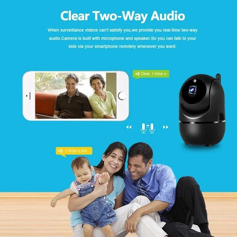 1080P Wireless IP Camera Wifi 360 CCTV Camera Mini Pet Video Surveillance Camera With Wifi Baby Monitor 2MP Smart Home білий
1080P Wireless IP Camera Wifi 360 CCTV Camera Mini Pet Video Surveillance Camera With Wifi Baby Monitor 2MP Smart Home білий