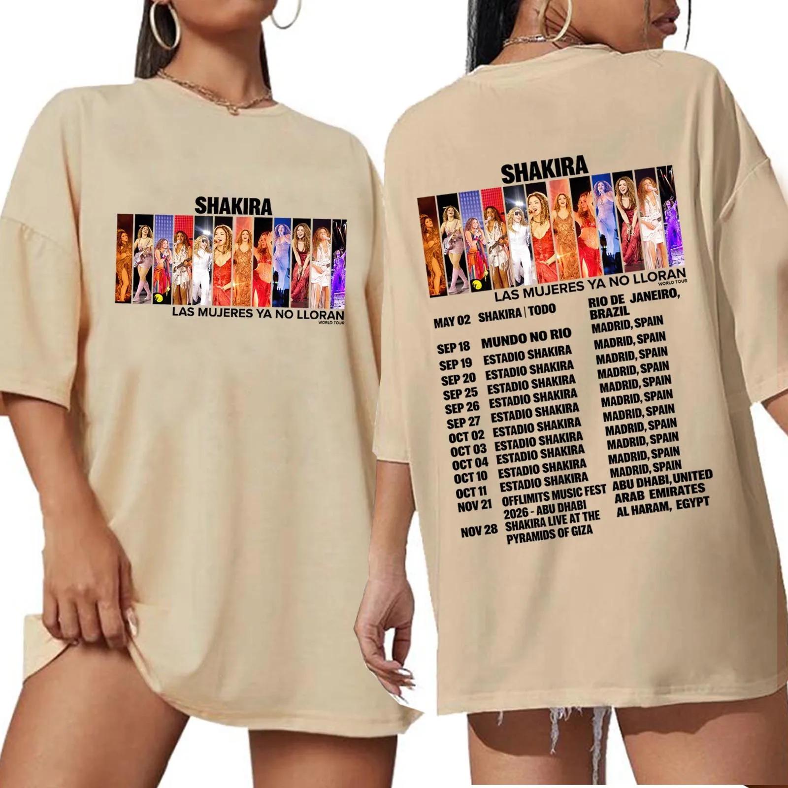 Shakira Las Mujeres Ya No Lloran World Tour 2026 Shirt Women Oversized Crewneck Short Sleeve T-Shirt Hip Hop Streetwear Oversized Tshirt XXXL
Shakira Las Mujeres Ya No Lloran World Tour 2026 Shirt Women Oversized Crewneck Short Sleeve T-Shirt Hip Hop Streetwear Oversized Tshirt XXXL