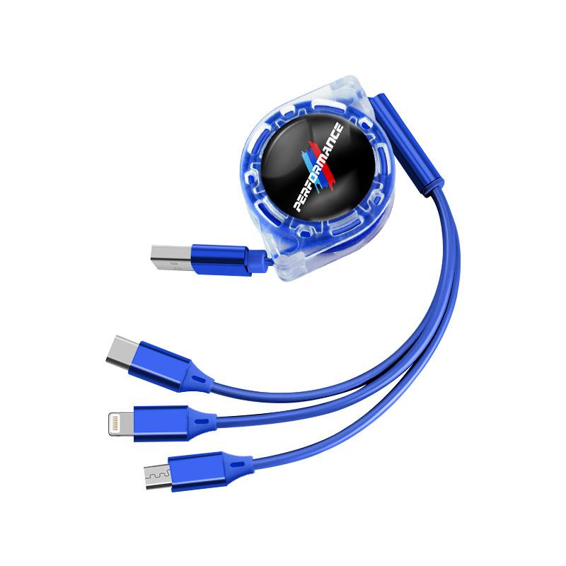 3-in-1 fast USB cable, expandable portable charging cable For BMW Performance E46 E90 F10 F30 X3 F20 E46 E60 E70 E39 E36 E87
3-in-1 fast USB cable, expandable portable charging cable For BMW Performance E46 E90 F10 F30 X3 F20 E46 E60 E70 E39 E36 E87