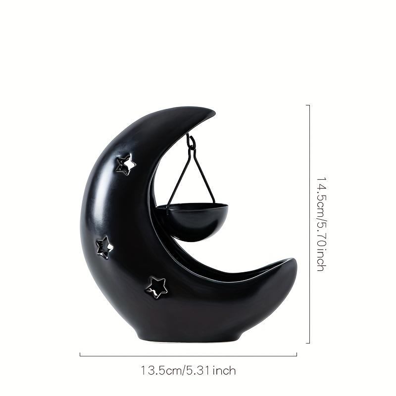 Ceramic Moon Star Essential Oil Burner Hanging Wax Melt Warmer Porcelain Incense Burner Candle Holder Aromatherapy Home Decor чорний
Ceramic Moon Star Essential Oil Burner Hanging Wax Melt Warmer Porcelain Incense Burner Candle Holder Aromatherapy Home Decor чорний