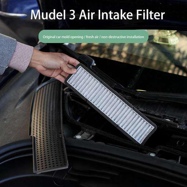 White & Black Non-Woven Fabric for Tesla Model 3 AC Intake Filter Replacement None
White & Black Non-Woven Fabric for Tesla Model 3 AC Intake Filter Replacement None