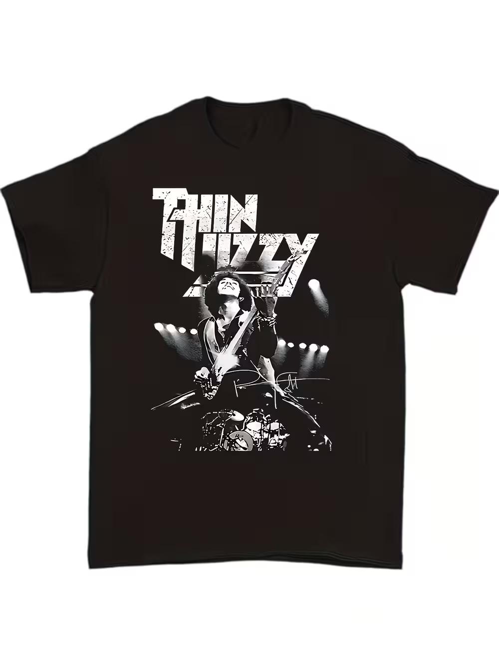 Thin Lizzy Phil Lynott Signature Black T-Shirt Available in Sizes S to XXL XXL
Thin Lizzy Phil Lynott Signature Black T-Shirt Available in Sizes S to XXL XXL