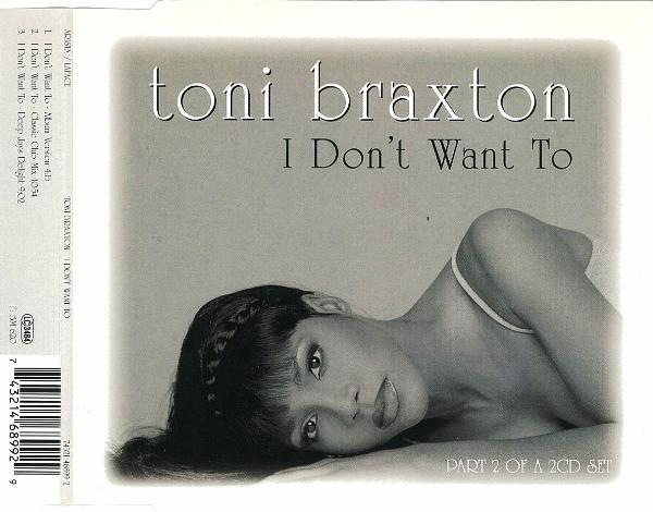 CD TONI BRAXTON - I Don t Want To 74321468992 LaFace Records, 1997 Europe Dance & Electronica Used
CD TONI BRAXTON - I Don t Want To 74321468992 LaFace Records, 1997 Europe Dance & Electronica Used