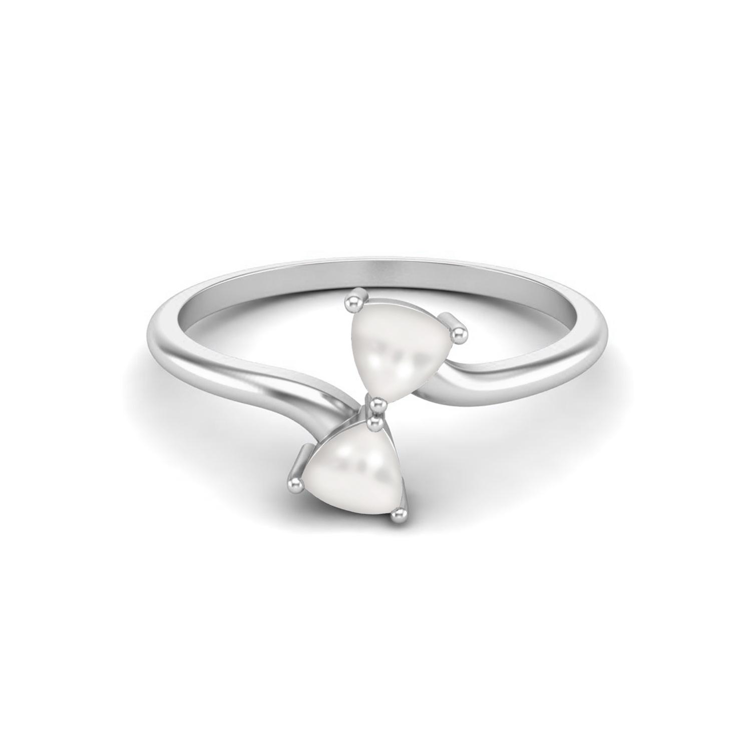 0.50 Cts Trilion Pearl Double Stone Bypass 925 Sterling Silver Engagement Women Ring 6 белый
0.50 Cts Trilion Pearl Double Stone Bypass 925 Sterling Silver Engagement Women Ring 6 белый