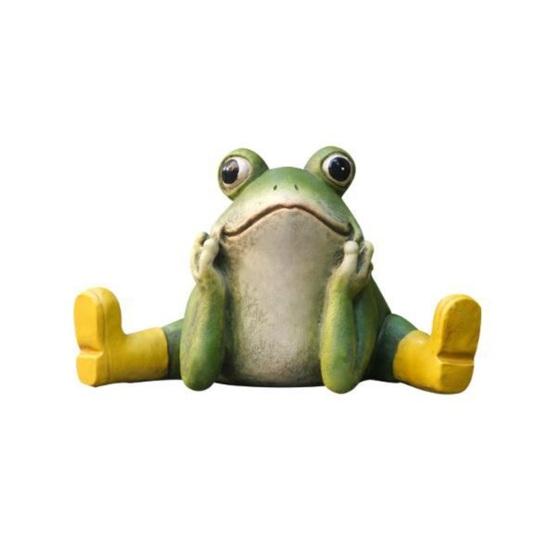 Sitting Frog Statue Resin Frog Stretching His Legs Ornament Garden Frog Figurine for Outdoor Indoor Plant Pot Desk Shelf B
Sitting Frog Statue Resin Frog Stretching His Legs Ornament Garden Frog Figurine for Outdoor Indoor Plant Pot Desk Shelf B