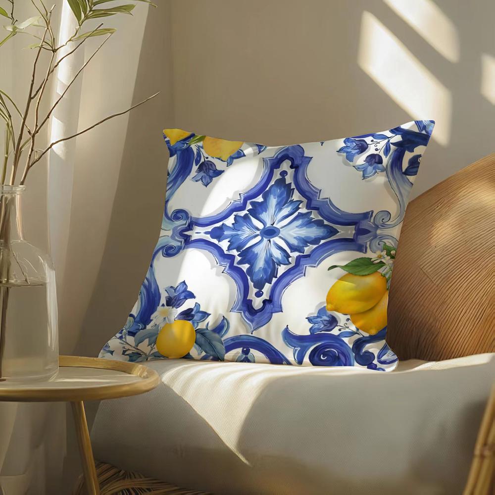 Classical luxury Lemon Pattern Cushion Cover Silky elegant Comfort Sofa Bed Invisible zipper Beach pillowcase 40X40cm
Classical luxury Lemon Pattern Cushion Cover Silky elegant Comfort Sofa Bed Invisible zipper Beach pillowcase 40X40cm