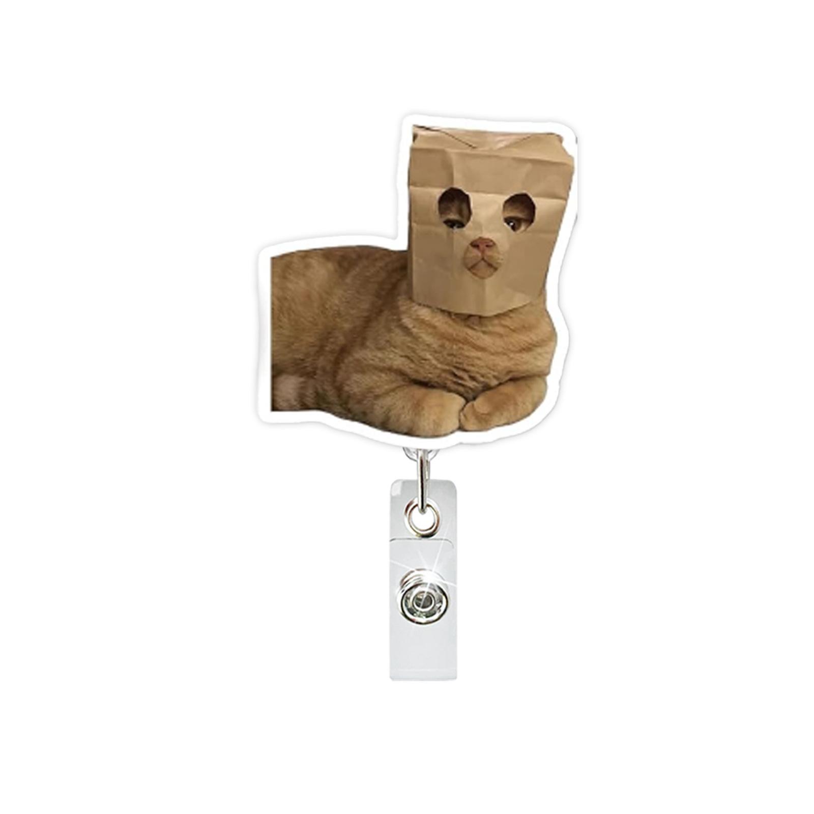 Funny Cat Meow Badge Reel for Nurse Doctor Student Name Tag Retractable Worker ID Card Pull Buckle Clip Access Office Supplies
Funny Cat Meow Badge Reel for Nurse Doctor Student Name Tag Retractable Worker ID Card Pull Buckle Clip Access Office Supplies