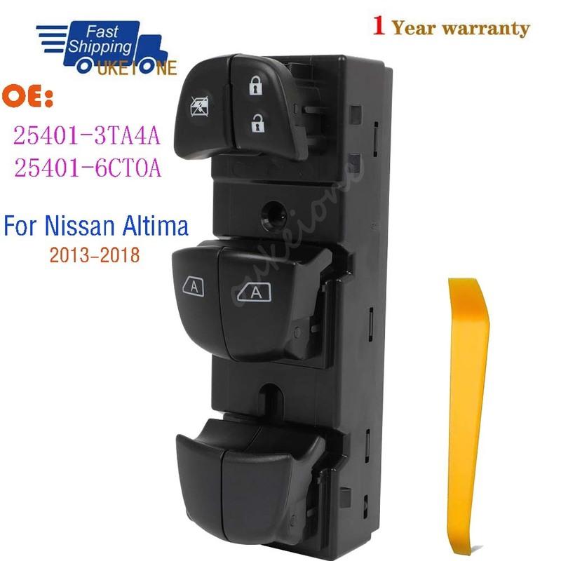 25401-3TA4A 25401-6CT0A For Nissan Altima 2013-2018 Electric Power Window Switch Lifter Control Regulator Button Car Accessories
25401-3TA4A 25401-6CT0A For Nissan Altima 2013-2018 Electric Power Window Switch Lifter Control Regulator Button Car Accessories