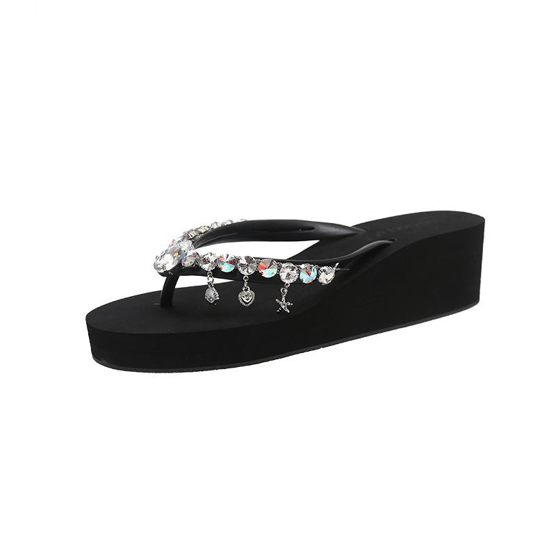 Women s Rhinestone Wedge Flip Flops 5cm High Heel Wine Red Crystal Thong Sandals Summer Platform Slippers Non-slip Beach Shoes Casual Slides 35 чёрный
Women s Rhinestone Wedge Flip Flops 5cm High Heel Wine Red Crystal Thong Sandals Summer Platform Slippers Non-slip Beach Shoes Casual Slides 35 чёрный