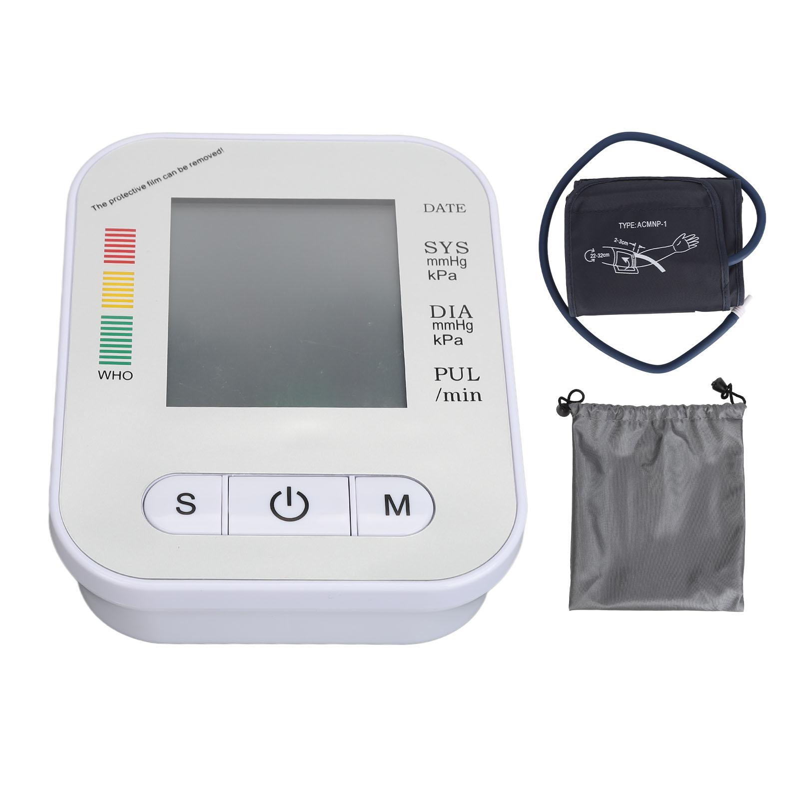 Blood Pressure Machine High Accuracy Upper Arm Type Automatic Blood Pressure Measuring Monitor
Blood Pressure Machine High Accuracy Upper Arm Type Automatic Blood Pressure Measuring Monitor