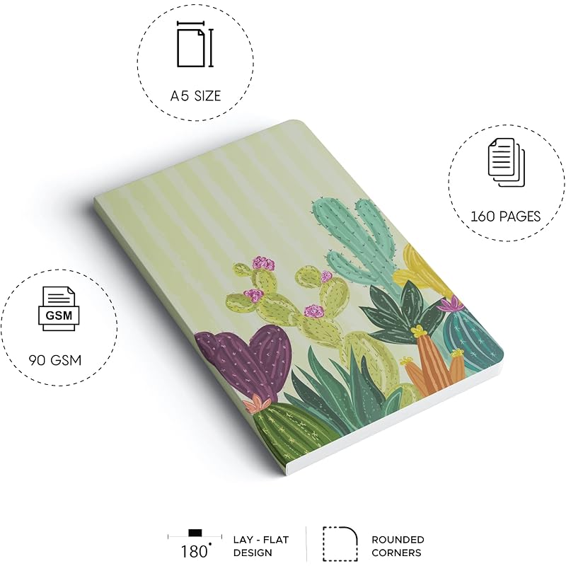 Factor Notes A5 Notebook: Ruled | 90 Gsm | 160 Pages (Prickly Pair) a5
Factor Notes A5 Notebook: Ruled | 90 Gsm | 160 Pages (Prickly Pair) a5