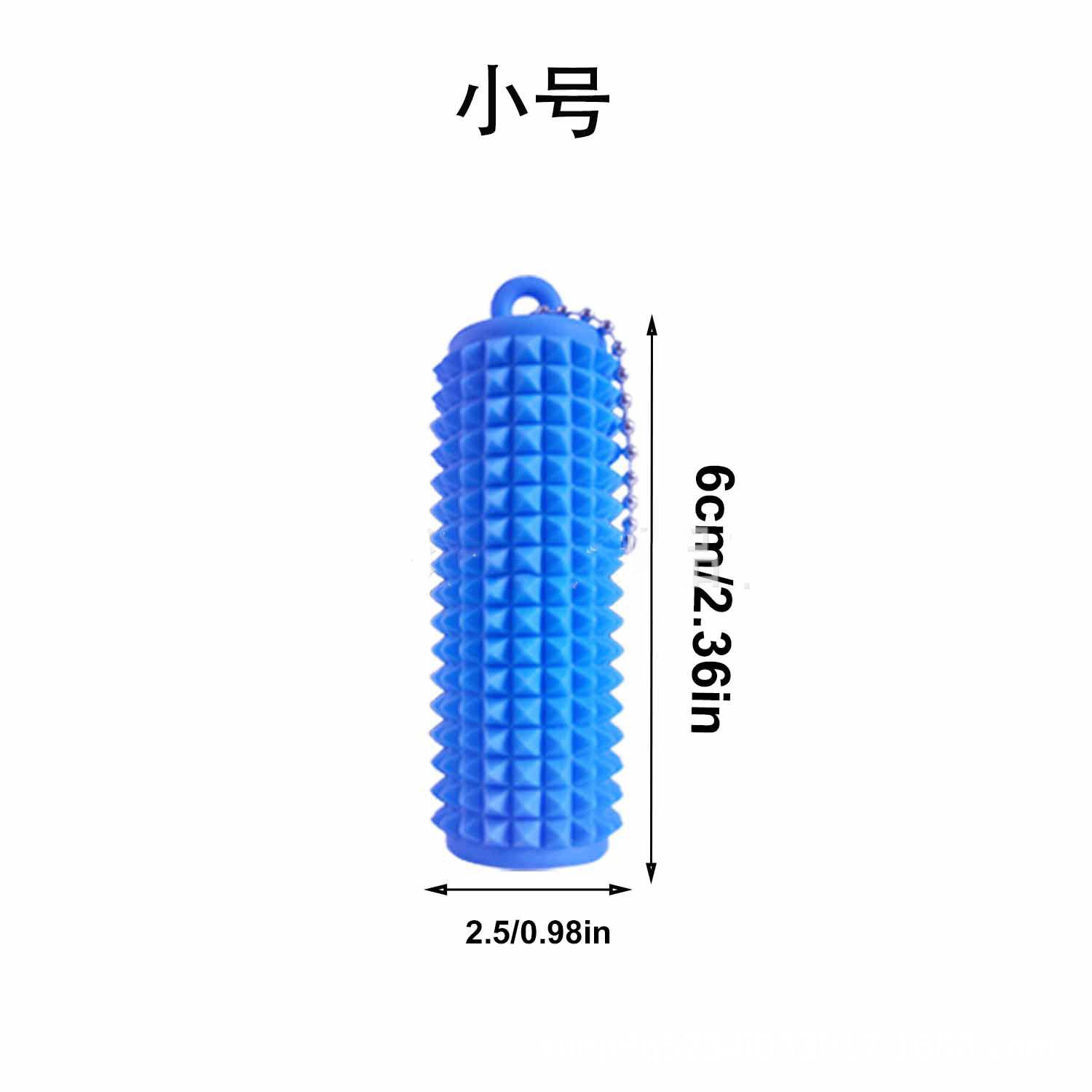 New Spiky Grippie Stim Keychain Portable Fingertip Decompression Massage Keychain Little Ouchies Pain Fidget Pocket Fidget Toy
New Spiky Grippie Stim Keychain Portable Fingertip Decompression Massage Keychain Little Ouchies Pain Fidget Pocket Fidget Toy