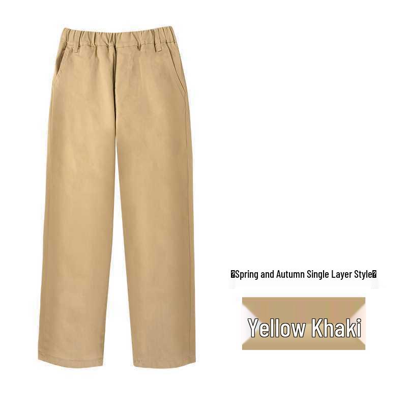 Children s Khaki School Uniform Pants - Boys Spring/Autumn Eton Campus Style, Long Dress Pants for Primary Students 170cm (Pants Length 95cm)
Children s Khaki School Uniform Pants - Boys Spring/Autumn Eton Campus Style, Long Dress Pants for Primary Students 170cm (Pants Length 95cm)
