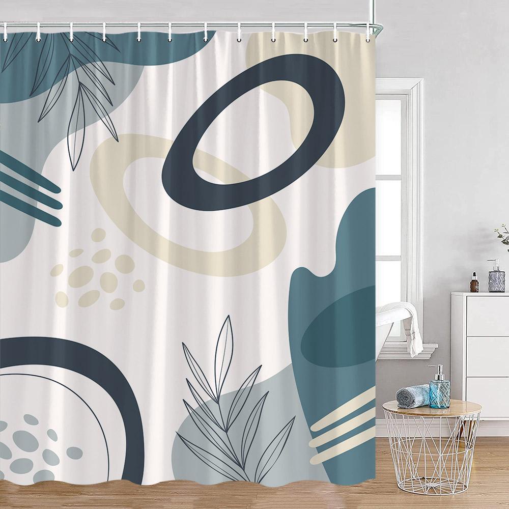 Abstract Geometrics Shower Curtains Mid-century Nordic Minimalist Bathroom Decortaions Modern Polyester Bath Curtain with Hooks 90x180cm-35x70in
Abstract Geometrics Shower Curtains Mid-century Nordic Minimalist Bathroom Decortaions Modern Polyester Bath Curtain with Hooks 90x180cm-35x70in