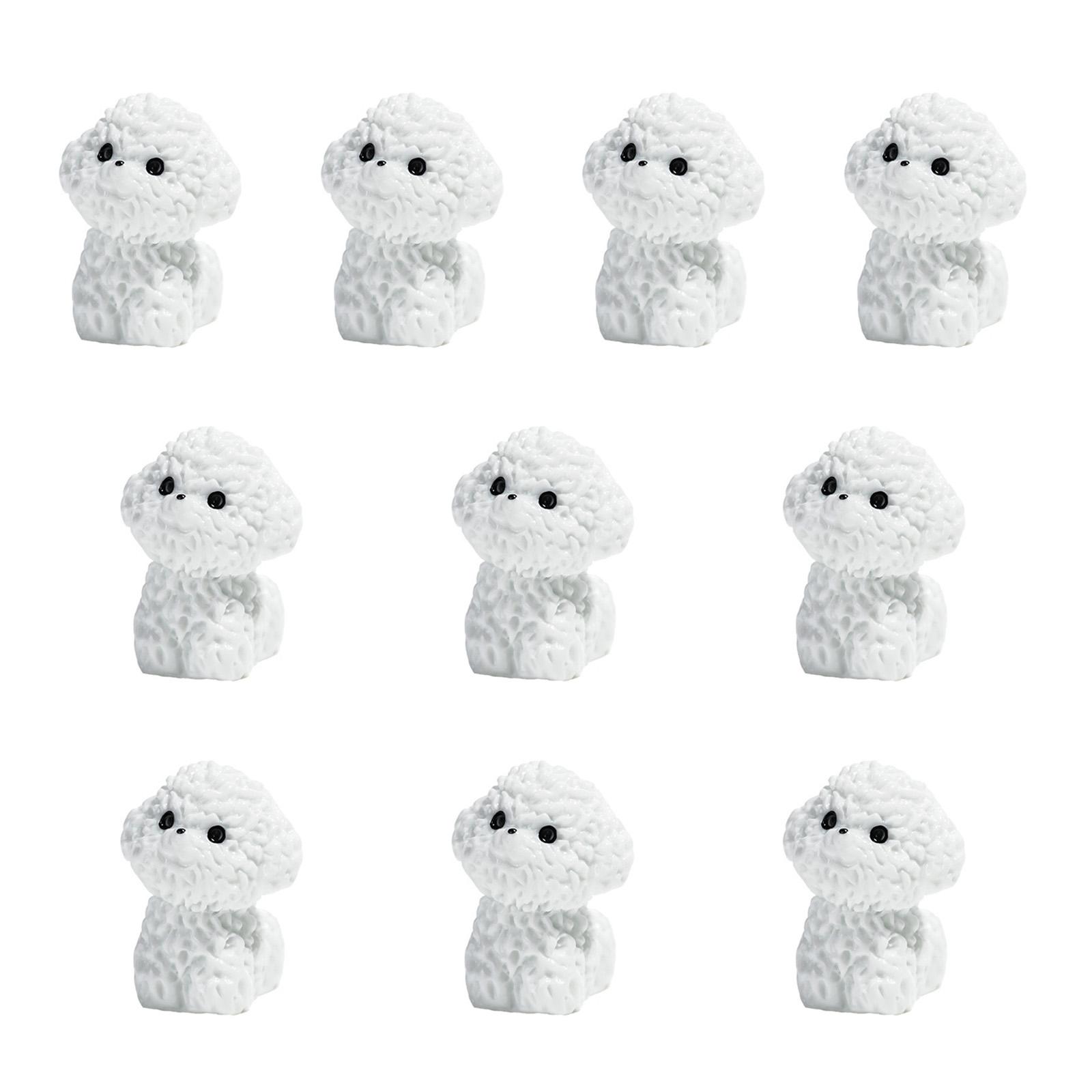 10Pcs Adorable Bichon Frise Puppy Statues Hand Painted Resin Ornaments for Indoor and Outdoor Spaces 4
10Pcs Adorable Bichon Frise Puppy Statues Hand Painted Resin Ornaments for Indoor and Outdoor Spaces 4