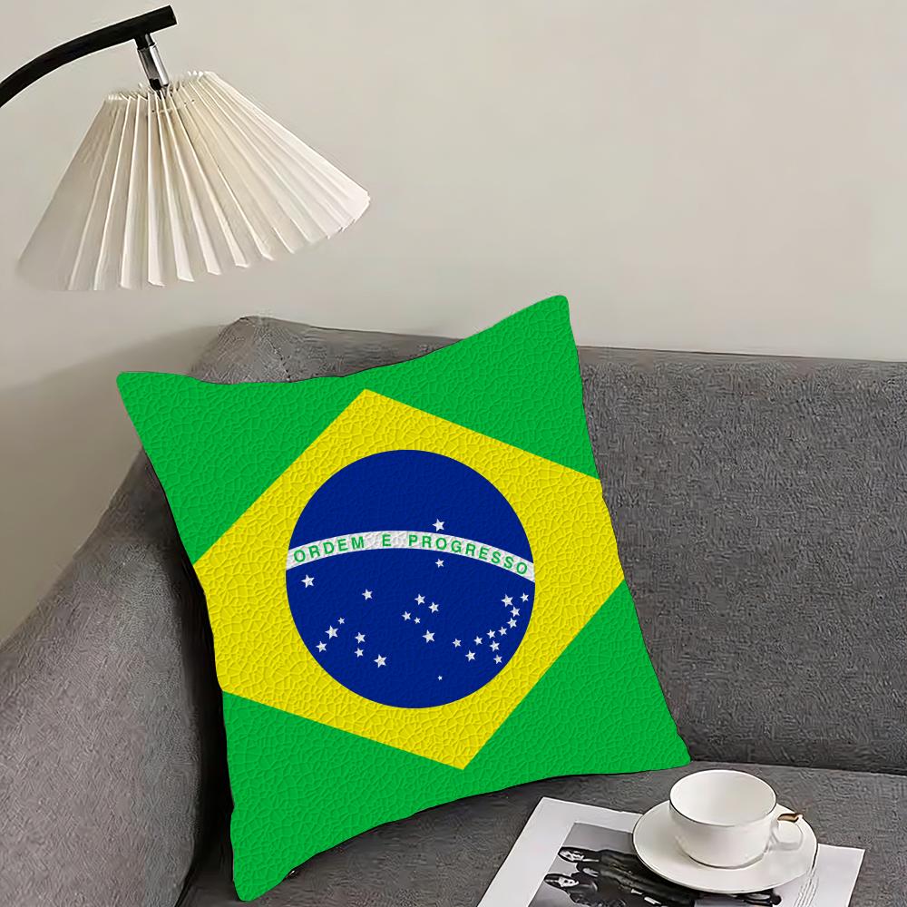 BBrazil Flag Cushion Cover Pillowcase Comfort Sofa Bed Silky Elegant Invisible Zipper Decorative Cushion Cover 30x30cm
BBrazil Flag Cushion Cover Pillowcase Comfort Sofa Bed Silky Elegant Invisible Zipper Decorative Cushion Cover 30x30cm