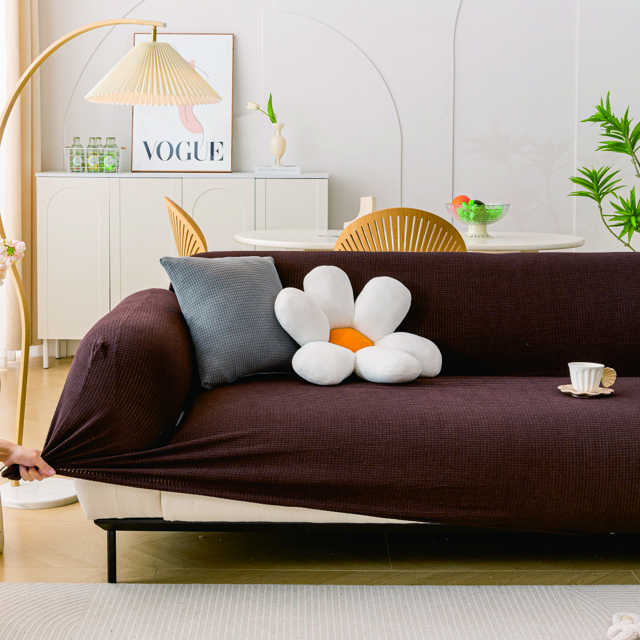 Suitable for All Seasons, Anti-slip Sofa Cover, Multiple Colors, High Elasticity, Machine Washable, Full-coverage Cloth Cover 1-seater sofa шоколадний
Suitable for All Seasons, Anti-slip Sofa Cover, Multiple Colors, High Elasticity, Machine Washable, Full-coverage Cloth Cover 1-seater sofa шоколадний