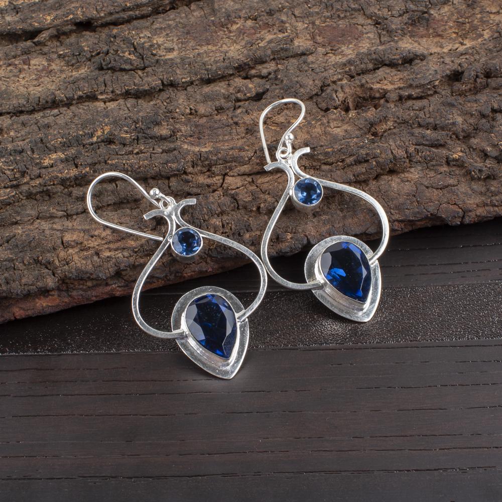 London Blue Topaz Gemstone Jewelry, 925 Solid Sterling Silver Earrings, Handmade Spiritual Earrings For Wedding Gift 2.2 Inches синий
London Blue Topaz Gemstone Jewelry, 925 Solid Sterling Silver Earrings, Handmade Spiritual Earrings For Wedding Gift 2.2 Inches синий