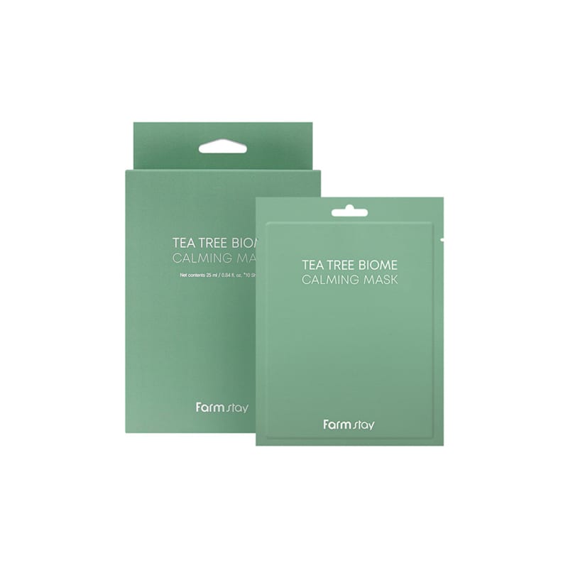 Farmstay Tea Tree Biome Calming Mask Pack (10 sheets)
Farmstay Tea Tree Biome Calming Mask Pack (10 sheets)