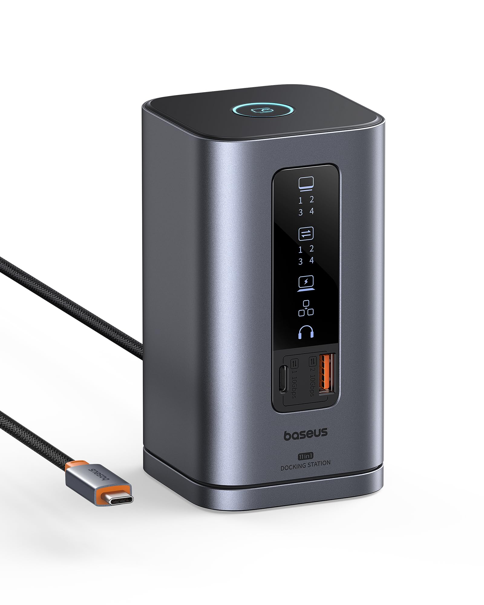Baseus Docking Station 4K 2xHDMI Ports 2xDP Ports Triple Display Hub 10Gbps High Speed Data Transfer USB LAN 1Gbps Ethernet with Macbook Pro Dell HP
Baseus Docking Station 4K 2xHDMI Ports 2xDP Ports Triple Display Hub 10Gbps High Speed Data Transfer USB LAN 1Gbps Ethernet with Macbook Pro Dell HP