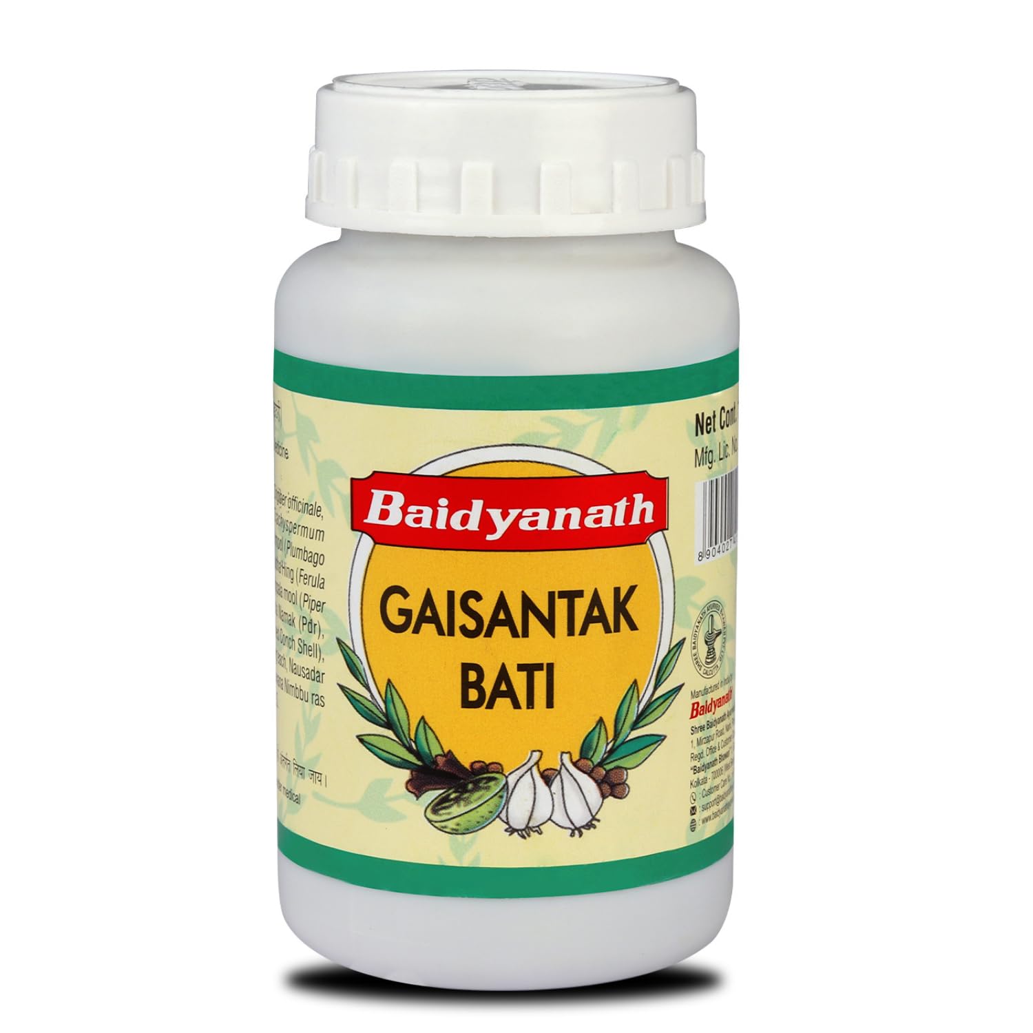 Baidyanath Gaisantak Bati 40 Gm Ayurvedic Digestive Relief Tablets for Gas, Acidity, Bloating, Flatulence
Baidyanath Gaisantak Bati 40 Gm Ayurvedic Digestive Relief Tablets for Gas, Acidity, Bloating, Flatulence