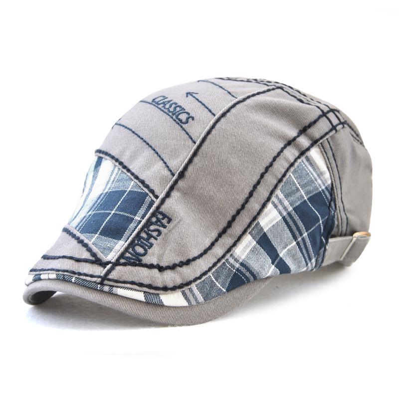New arrival: Checked fabric patchwork baseball cap with parallel arrow embroidery – outdoor sun hat
New arrival: Checked fabric patchwork baseball cap with parallel arrow embroidery – outdoor sun hat