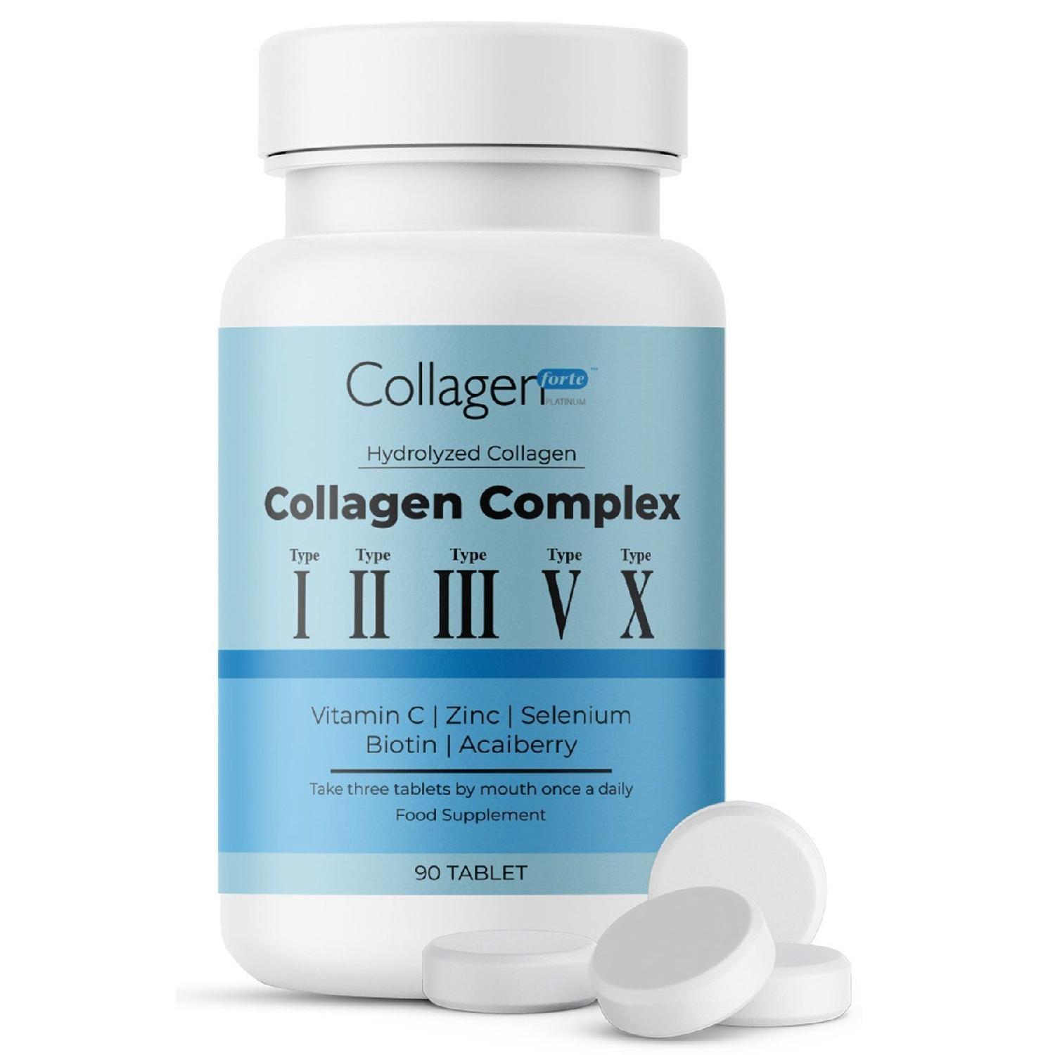 5 Types Of Collagen Complex Type 1,2,3,5 And Type 10 Biotin, Zinc, Selenium, Vitamin C
5 Types Of Collagen Complex Type 1,2,3,5 And Type 10 Biotin, Zinc, Selenium, Vitamin C