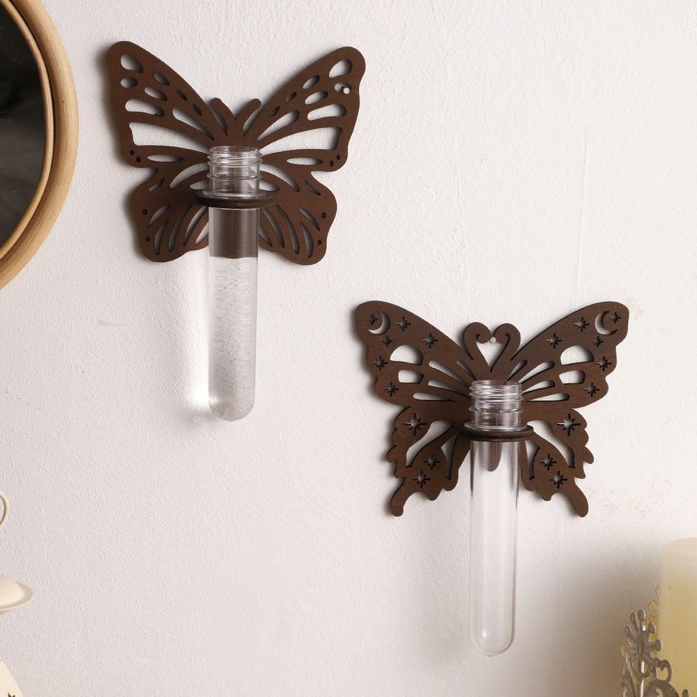 With Pipes Wooden Plant Fram Easy to Use Wall Hanging Holder Butterfly Shape Wall Planters Indoor Style 2
With Pipes Wooden Plant Fram Easy to Use Wall Hanging Holder Butterfly Shape Wall Planters Indoor Style 2