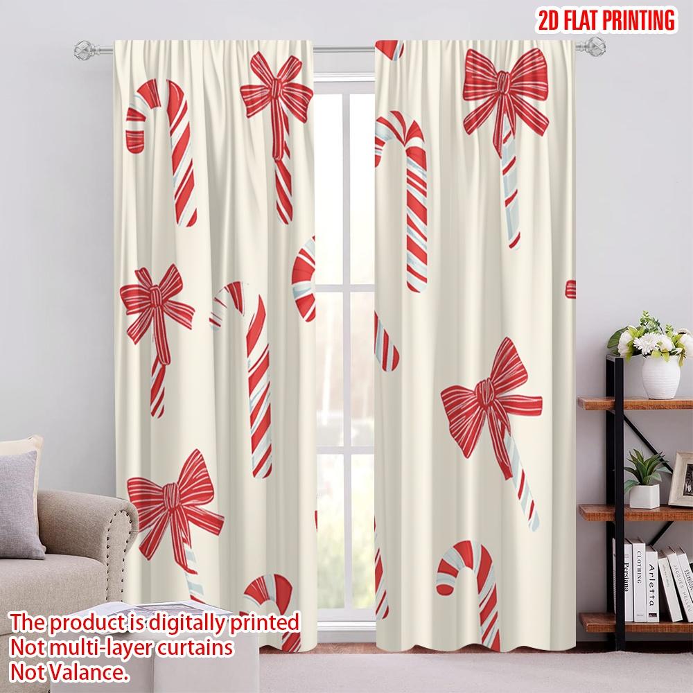 2pcs,2D plane printing Curtain Fabric Candy Cane Stripes Christmas (4) Durable Polyester (without rod) All Seasons Ldeal for 52.50 × 116.00 cm 2 pcs
2pcs,2D plane printing Curtain Fabric Candy Cane Stripes Christmas (4) Durable Polyester (without rod) All Seasons Ldeal for 52.50 × 116.00 cm 2 pcs