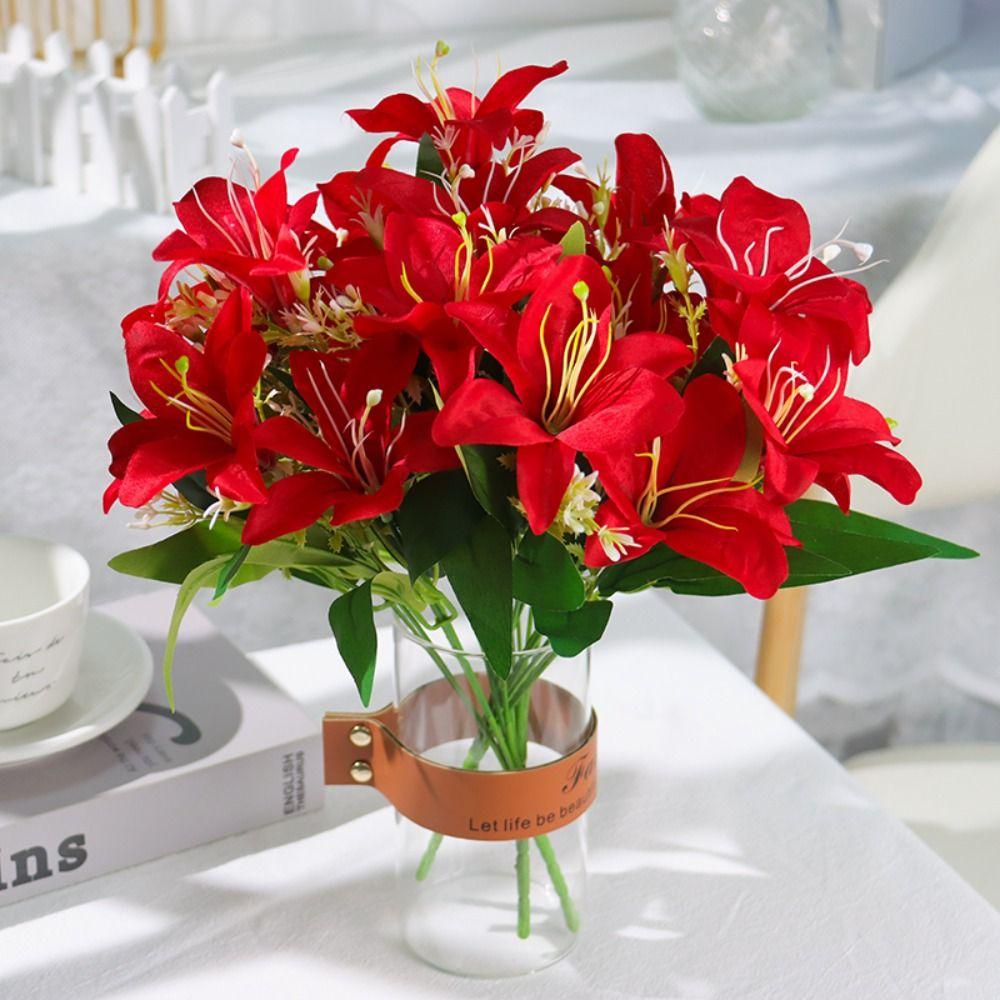 Handmade Artificial Flower Vase Flower Arrangement 7 Heads Bouquet Gift Bouquet Valentine s Day
Handmade Artificial Flower Vase Flower Arrangement 7 Heads Bouquet Gift Bouquet Valentine s Day