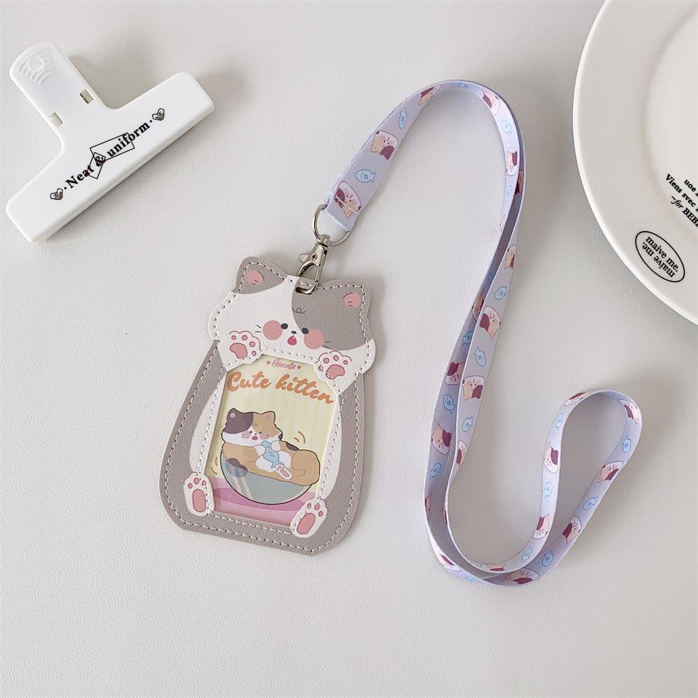 Cute Cartoon Animal Shaped Long Rope Neck ID Card Holder Student Bus Card Cover Case Badge Holder Kpop Idol Photocard Holder
Cute Cartoon Animal Shaped Long Rope Neck ID Card Holder Student Bus Card Cover Case Badge Holder Kpop Idol Photocard Holder
