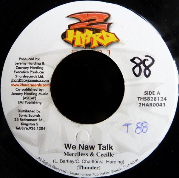 7-дюймовая пластинка MERCILESS & CE CILE - We Naw Talk 2HAR0041 2 Hard 2001 2001 Ямайка Регги, Ска и Даб Б/У
7-дюймовая пластинка MERCILESS & CE CILE - We Naw Talk 2HAR0041 2 Hard 2001 2001 Ямайка Регги, Ска и Даб Б/У