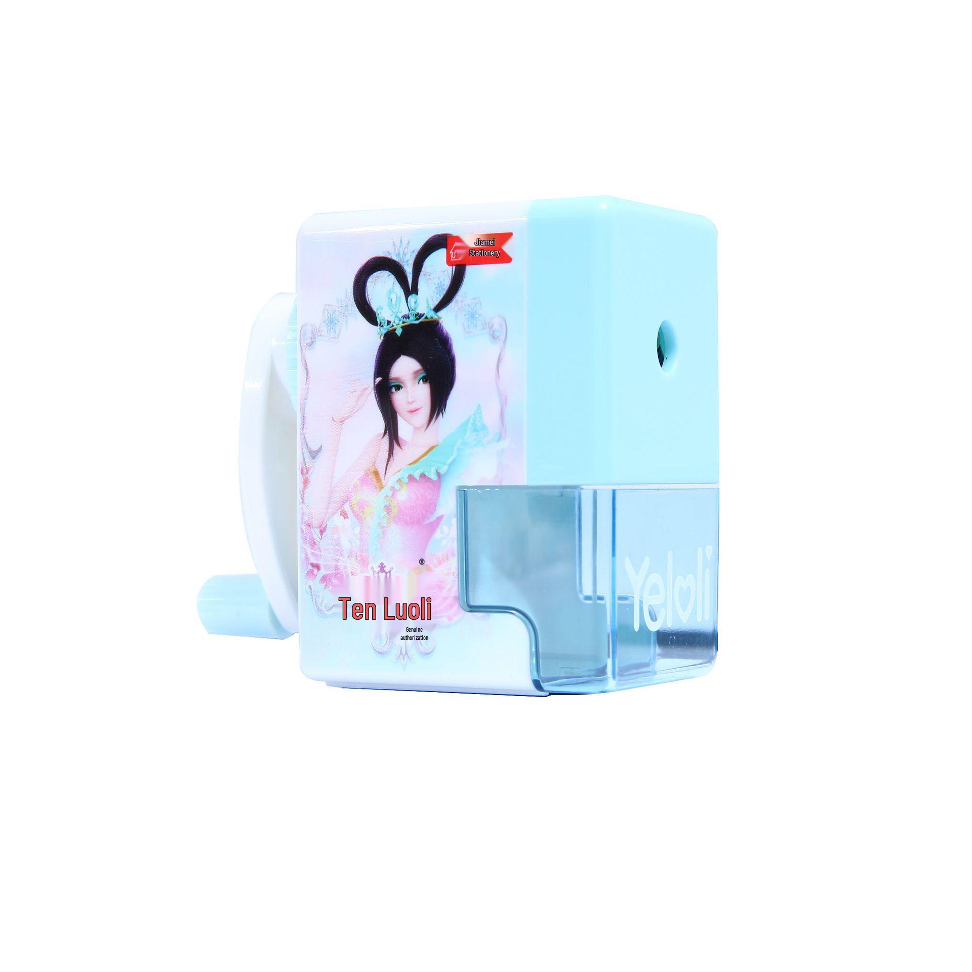Jia Mei Girls Cartoon Hand-Crank Pencil Sharpener with Automatic Lead Feed for Kids
Jia Mei Girls Cartoon Hand-Crank Pencil Sharpener with Automatic Lead Feed for Kids