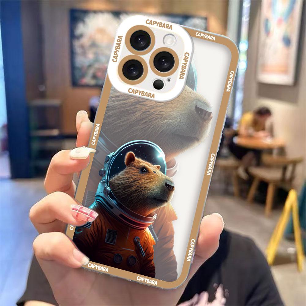 Cute Astronaut Capybara Clear Phone Case For VIVO V20 V21 V21E V23 V23E V25 V27 V27E V29E V30E V30 V40 V50 V60 Y02 Y03 Cover VIVOS1(Z1X)
Cute Astronaut Capybara Clear Phone Case For VIVO V20 V21 V21E V23 V23E V25 V27 V27E V29E V30E V30 V40 V50 V60 Y02 Y03 Cover VIVOS1(Z1X)