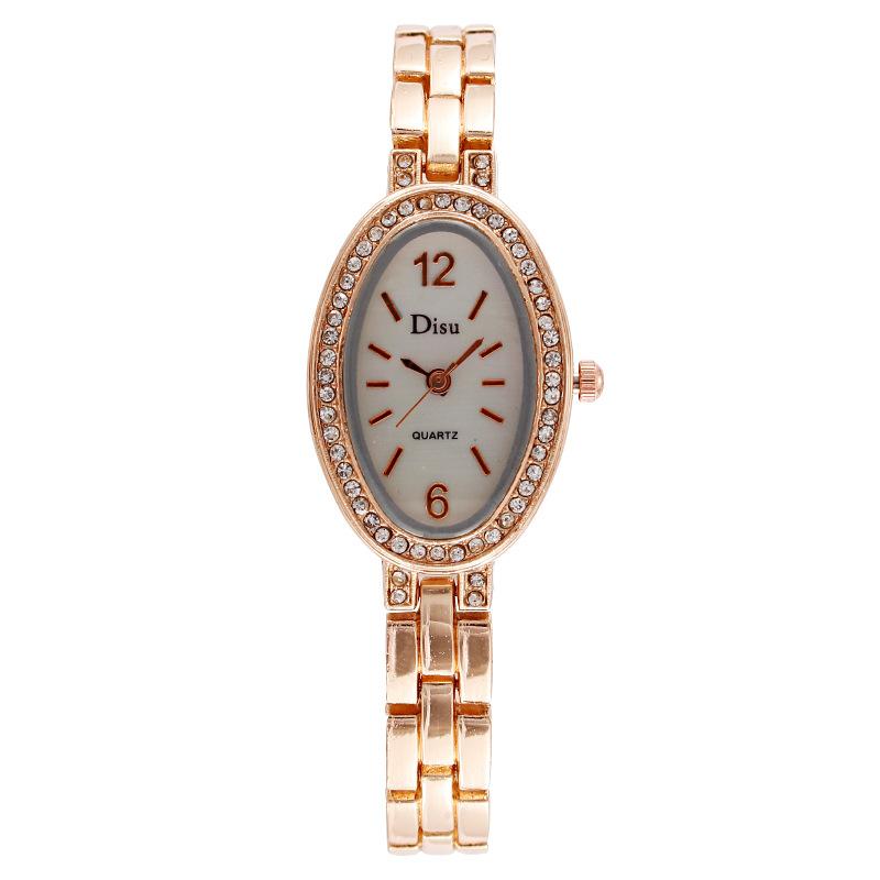 Корейська версія нового жіночого годинника жіночий годинник модний овальний діамантовий браслет для дівчаток годинник студентський годинник
Корейська версія нового жіночого годинника жіночий годинник модний овальний діамантовий браслет для дівчаток годинник студентський годинник