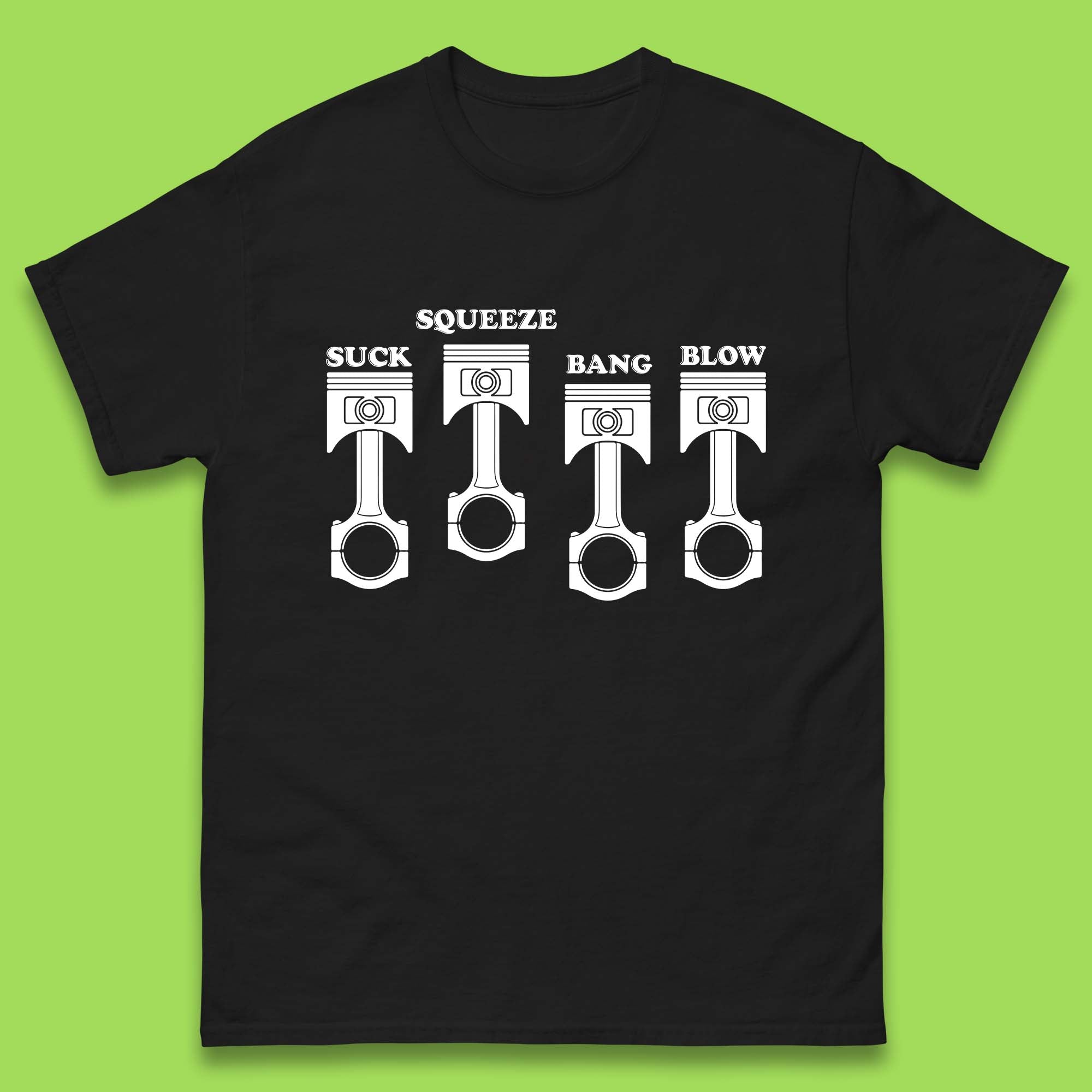Suck Squeeze Band Blow Funny Car Lovers Joke Racers Riders Drifting Race Mens Tee Top M
Suck Squeeze Band Blow Funny Car Lovers Joke Racers Riders Drifting Race Mens Tee Top M