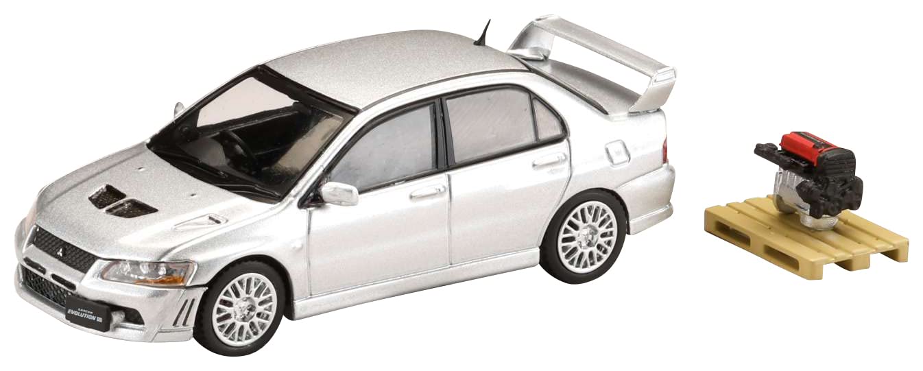 Mitsubishi Lancer GSR EVOLUTION 7 с дисплеем двигателя серебристый сателлит 1/64 модель,
Mitsubishi Lancer GSR EVOLUTION 7 с дисплеем двигателя серебристый сателлит 1/64 модель,