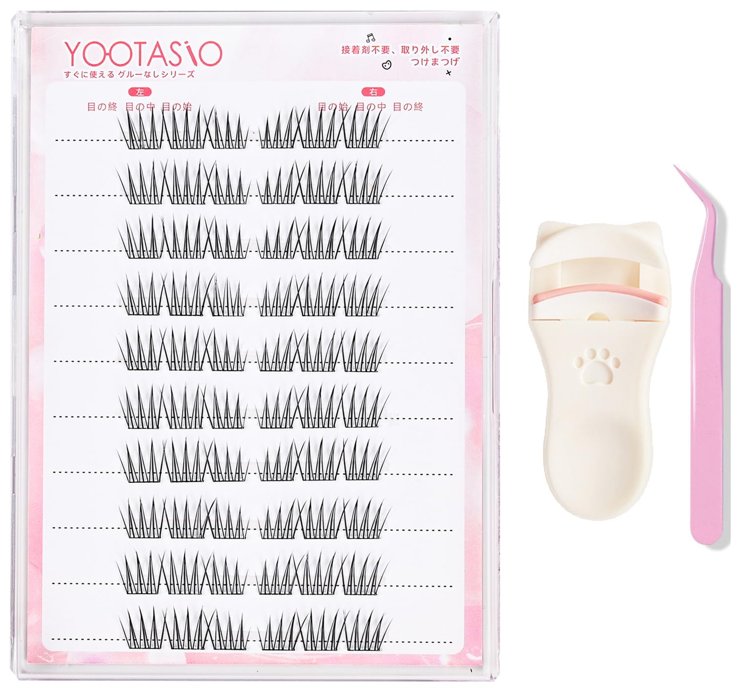 YOOTASIO partial false no glue false eyelash high adhesion that fall bunched popular for for travel and everyday use thin black shaft eyelash curler
YOOTASIO partial false no glue false eyelash high adhesion that fall bunched popular for for travel and everyday use thin black shaft eyelash curler