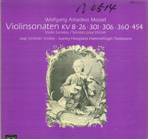 LP Record JAAP SCHRODER, STANLEY HOOGLAND - Mozart Violinsonaten Kv8, 26, 301, MLG9121PROMO SEON Japan Classical Used
LP Record JAAP SCHRODER, STANLEY HOOGLAND - Mozart Violinsonaten Kv8, 26, 301, MLG9121PROMO SEON Japan Classical Used