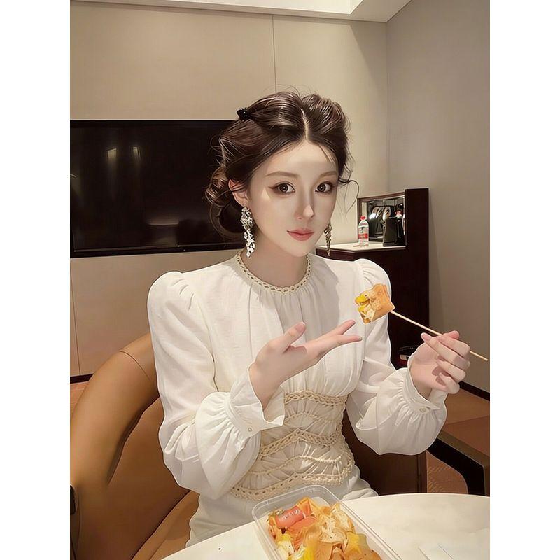 2026 Spring New Style Apricot-Colored Top for Important Occasions, Beautiful Design, Niche French-Style Chic Waist-Cinching Shirt Apricot Top XXL
2026 Spring New Style Apricot-Colored Top for Important Occasions, Beautiful Design, Niche French-Style Chic Waist-Cinching Shirt Apricot Top XXL
