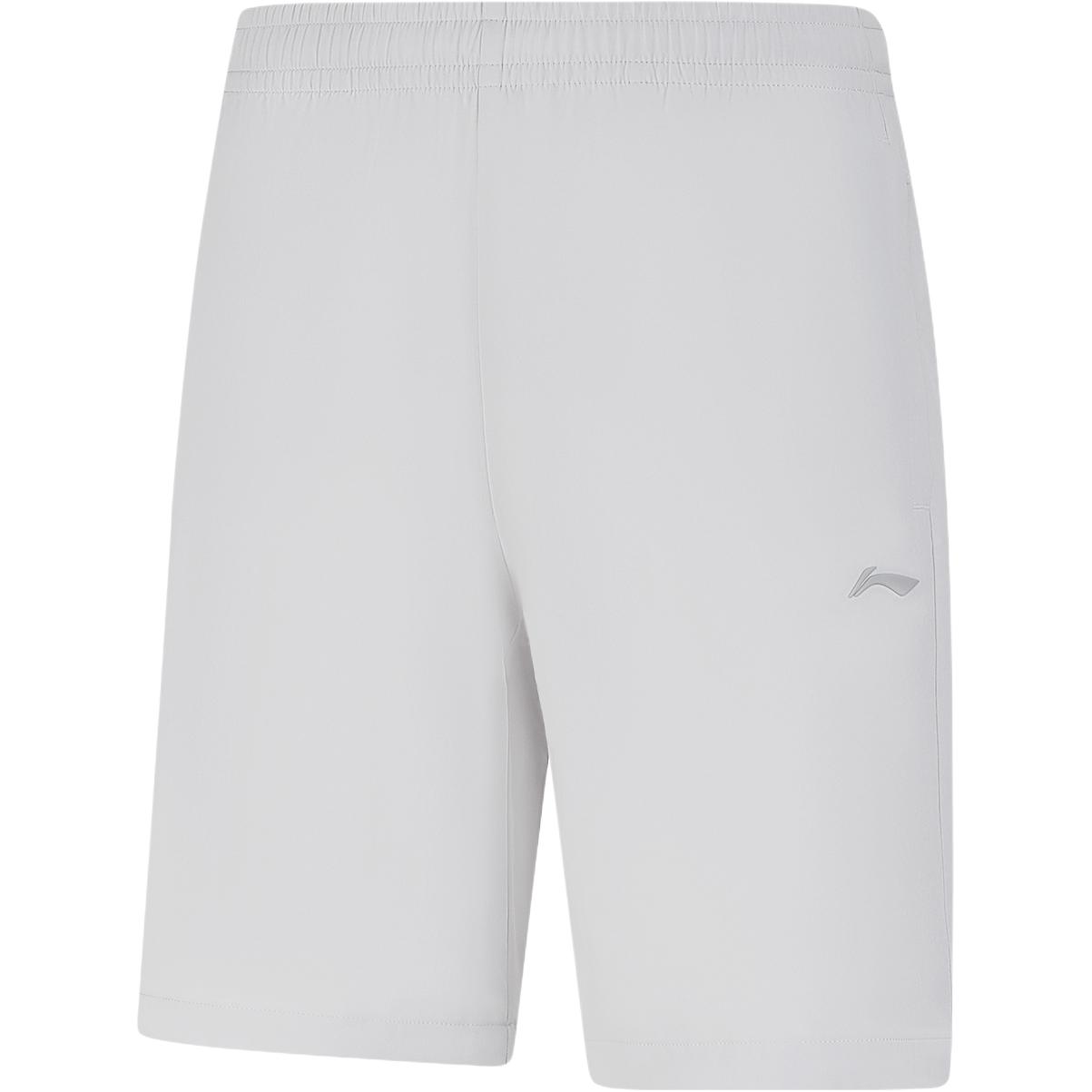 Li-Ning Breathable Solid Color Mid-Rise Drawstring Straight Leg Casual Shorts Men shorts Light-Gray AKSV635-10 S
Li-Ning Breathable Solid Color Mid-Rise Drawstring Straight Leg Casual Shorts Men shorts Light-Gray AKSV635-10 S